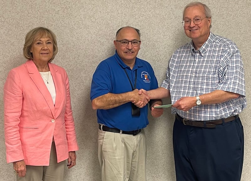 The Bureau County Health Department board of health recognizing the retirement of board member Louis R. Lukancic, M.D.