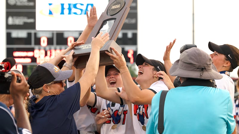 Lincoln-Way West softball wins first team state championship in school history