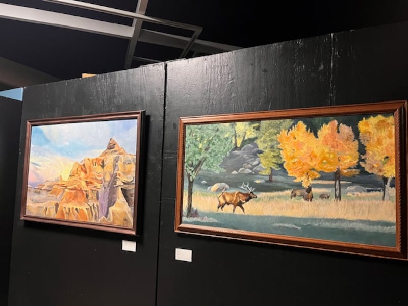 The Byron Museum of History is currently an art exhibit of work by members of the Eagle’s Nest Art Group. The show began with an opening reception on Saturday, Feb. 14 with many of the artists on hand to welcome visitors.