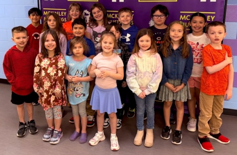 McKinley Elementary School in Ottawa announced its March Champions of the Charter students. The students are Claire S., Madelyn M., Semi M., Cayden M., Maverick E., Sarah F., Analiah M., Kenneth D., Isabella S., Miles P., Danie B., Grady N., Austyn K., Brooke A., Evie A., Atticus R. and Adam B.