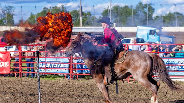 Photos: Second annual Starved Rock Rodeo rides into La Salle Speedway