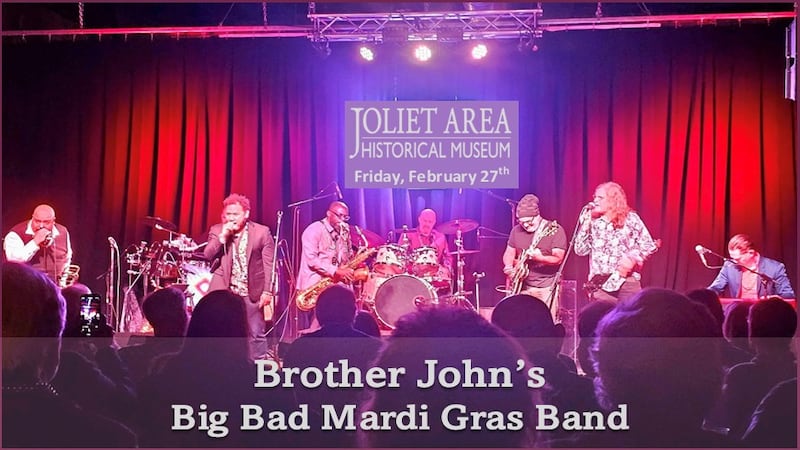 Brother John’s Big Bad Mardi Gras Band to perform at Joliet Area Historical Museum