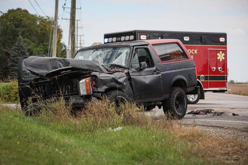 The Woodstock Fire/Rescue District responded at 1:06 p.m. Monday, Oct. 6, 2025, to the intersection of Route 47 and Charles Road for an SUV versus semi-truck crash. An occupant of the SUV was airlifted with serious injuries.