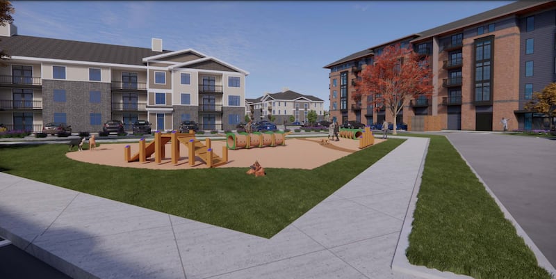 The Oswego Planning and Zoning Commission at its Sept. 4 meeting will review a concept plan to raze the former Traughber Junior High School to make way for a 239-unit residential development.