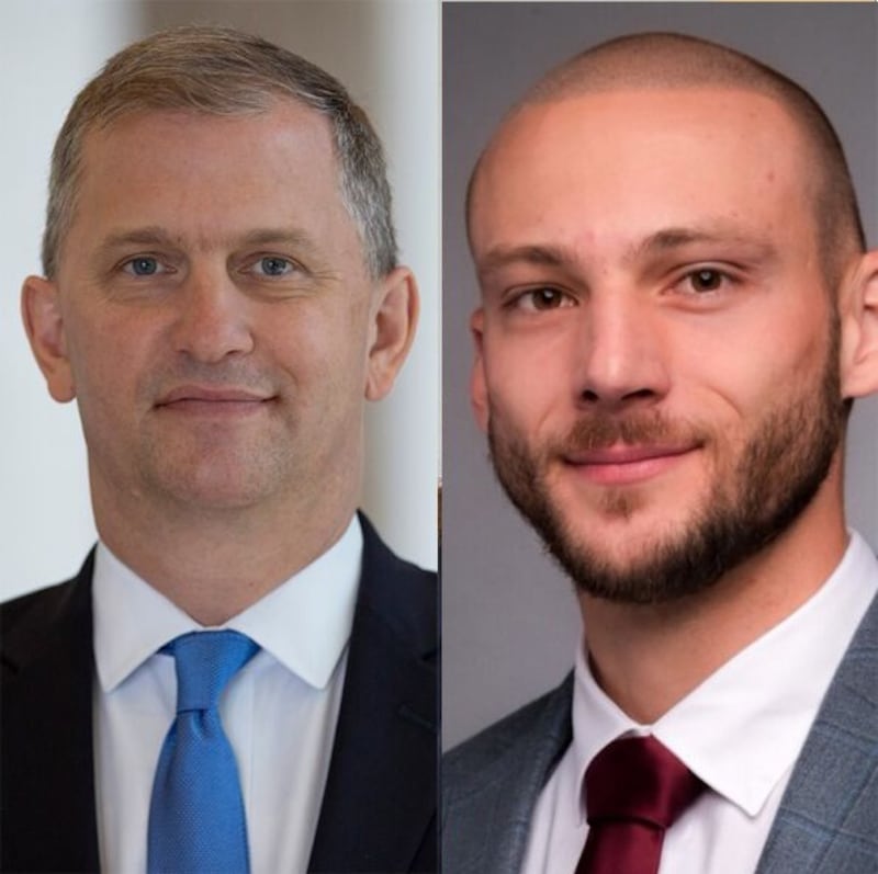 Democratic 2026 primary candidates for Illinois' 6th District incumbent Sean Casten, left, and Joseph “Joey” Ruzevich.