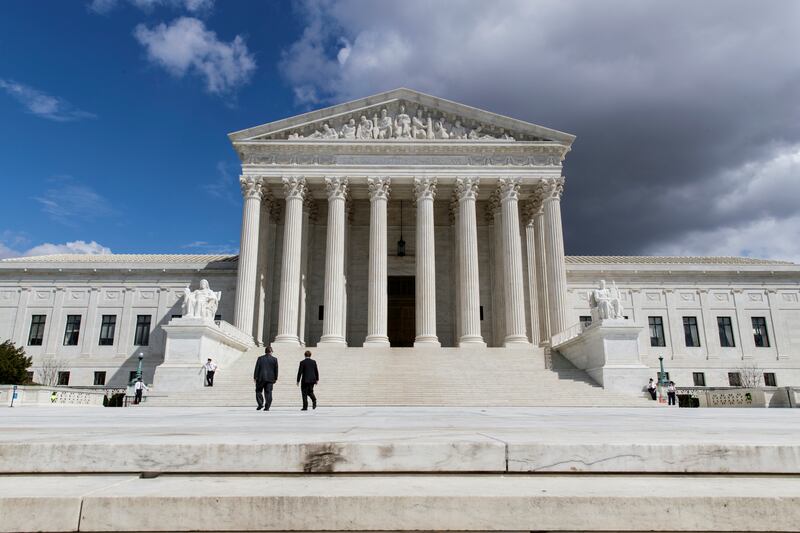 FILE - The Supreme Court Building is seen in Washington on March 28, 2017. (AP Photo/J. Scott Applewhite, File)
