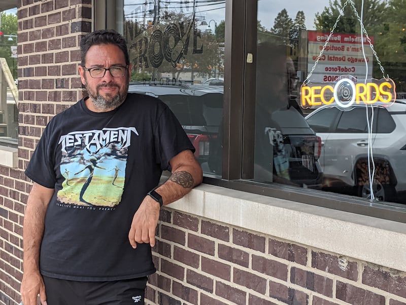 Mike Ramirez recently opened Needle ‘N Groove Records at 17 Jefferson St. in downtown Oswego, directly across the street from the Oswego Public Library.