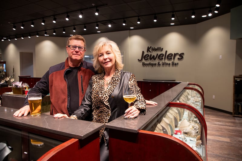 Rob and Karen Hollis, owners of K. Hollis Jewelers in Batavia, will celebrate 21 years in business April 11 with light refreshments, an estate jewelry trunk show and diamond raffle.