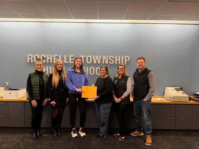 Cambrey Rodeghero was recently named the February Rochelle Rotary Club Student of the Month at Rochelle Township High School.