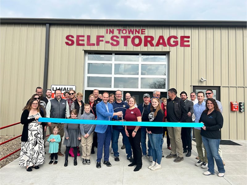 In Towne Self-Storage official opened April 10, 2025, at 4428 Hollerich Drive, Peru, after serval months of construction and renovation.