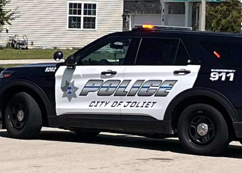 A Joliet police squad vehicle.