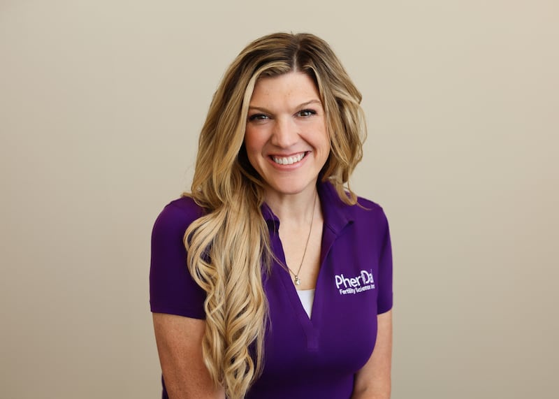 Dr. Jennifer Hintzsche is the CEO and founder of PherDal Fertility Science, Inc.