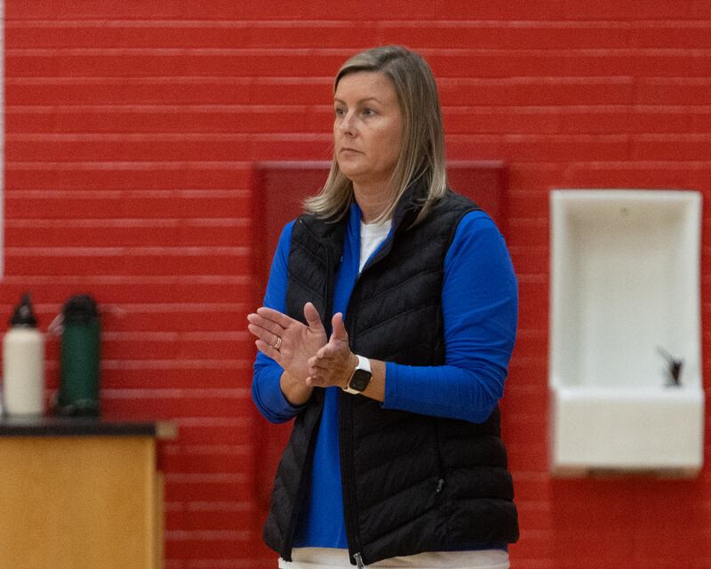 St. Charles North's trainer Shannon Moose at the Class 4A Regional Final on Thursday, October 30,2025 in Naperville.