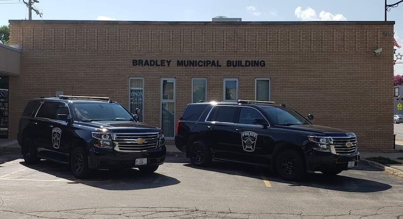 Bradley Police vehicles