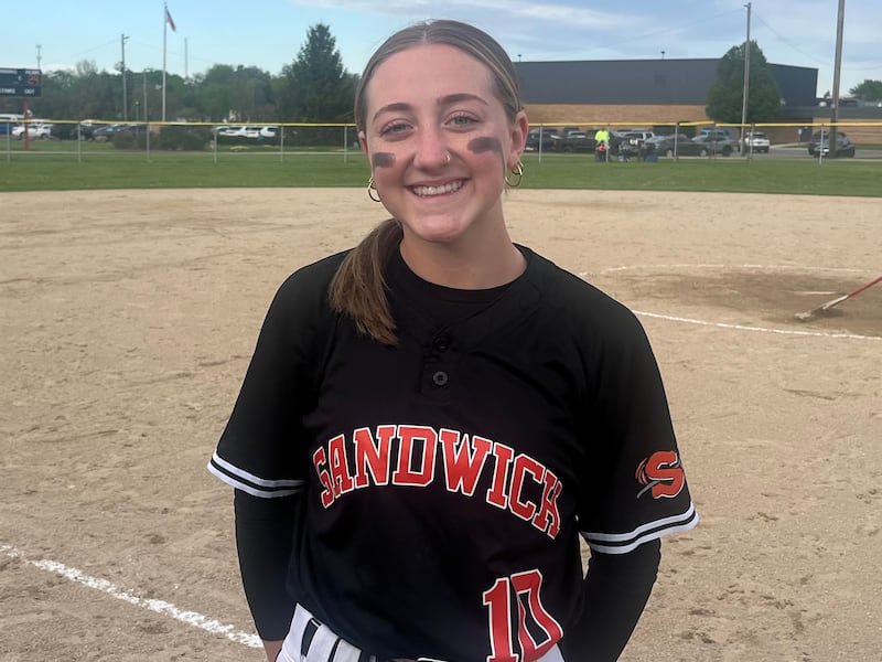 Sandwich senior Kayden Corneils