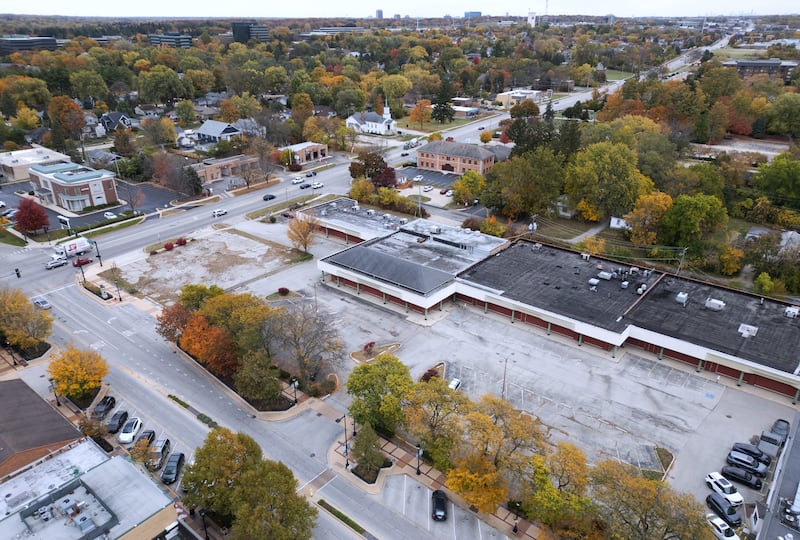 A developer has purchased a vacant strip mall property at the southeast corner of Main Street and Ogden Avenue in downtown Lisle.