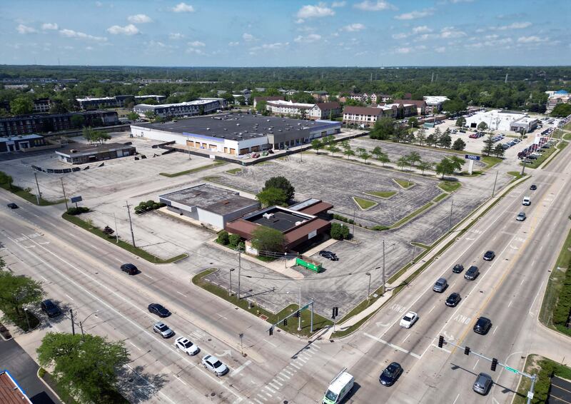 The southwest corner of Roosevelt and Finley roads in Lombard is showing signs of new life.