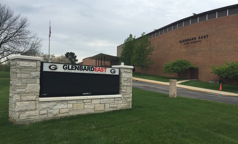 Lombard's Glenbard East High School, home of the Rams.