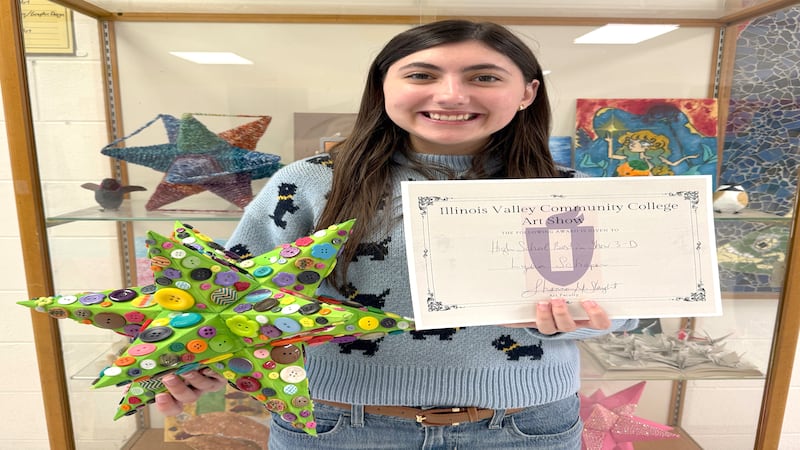 Putnam County High School student receives art show award