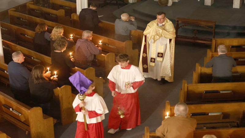 Photos: Utica marks 351st anniversary of Illinois' first Mass on Holy Thursday