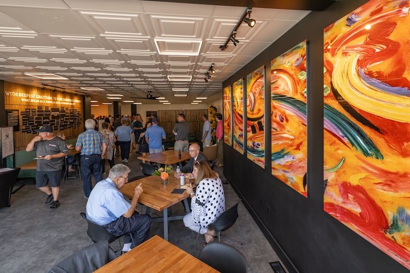 The ribbon cutting brought numerous people from the community to celebrate the grand opening of the Spring Valley Community Center on August 7, 2025 in Spring Valley.