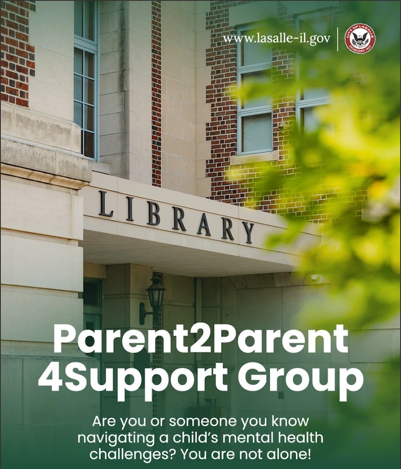 The first meeting of the Parent2Parent 4Support group in La Salle will be held on Tuesday, June 16, 2026 at the La Salle Library.