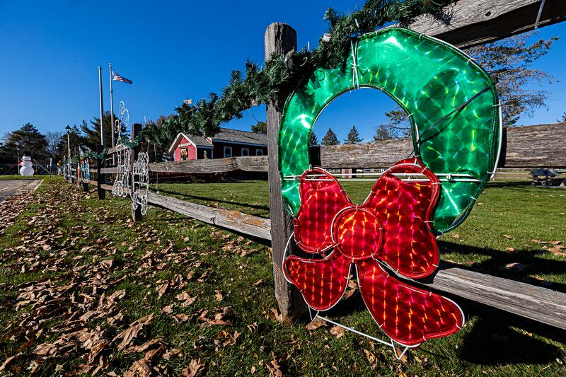 Coloma Park District recently installed more outlets in order to add more displays to the fourth annual Holiday Light Display at Centennial Park in Rock Falls.