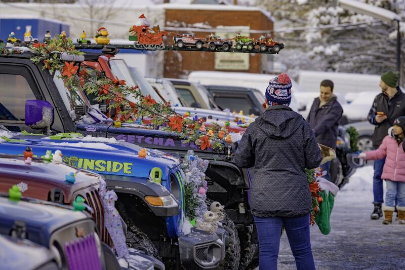 Jeeps on the Run delivered an estimated $130,000 worth of toys and $60,000 in cash collected for the US Marine Corps Reserve Toys for Tots programs in Lake and McHenry Counties despite an overnight storm that dropped six inches of snow on Dec. 7, 2025