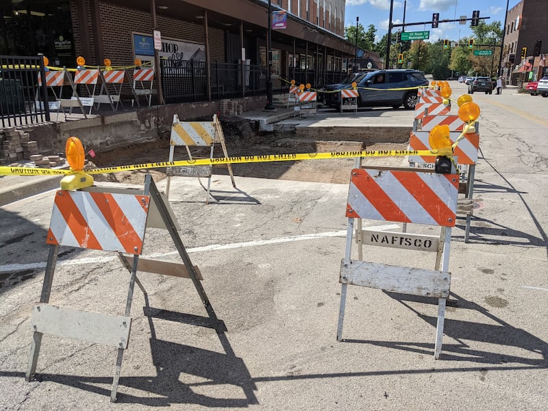 Work has started on making downtown Oswego more accessible to those with disabilities.
On Main Street, just south of
Washington Street, a new ADA-compliant ramp and two additional accessible parking stalls will be installed to enhance accessibility.