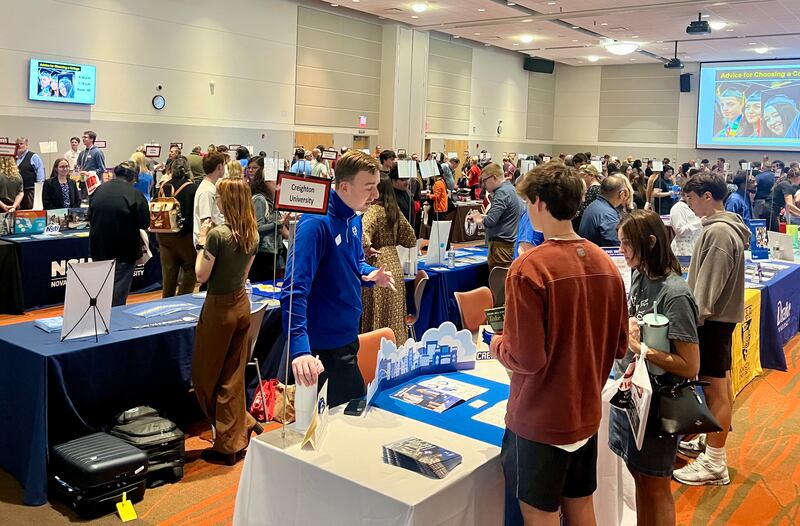 Prospective students learned about admissions requirements and credit transfer programs with community colleges to nationwide universities at Waubonsee Community College's 'College Night' on Oct. 6.