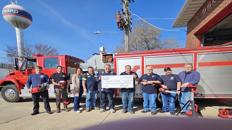 CHS Rochelle donates to Ogle-Lee Fire Protection District