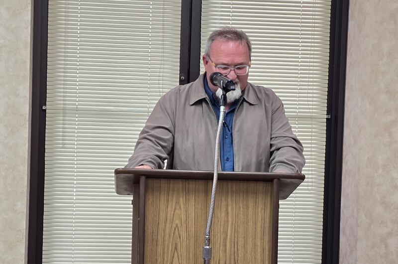 Arborist and Princeton Tree Board member Dennis Taylor talks about the April 19 event to plant 100 trees at Oakland Cemetery in Princeton.