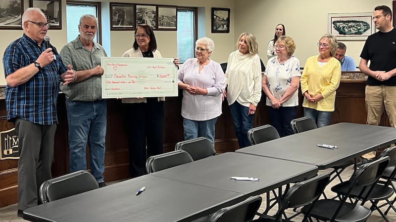 Former Marseilles resident donates $50K to nursing service over three years