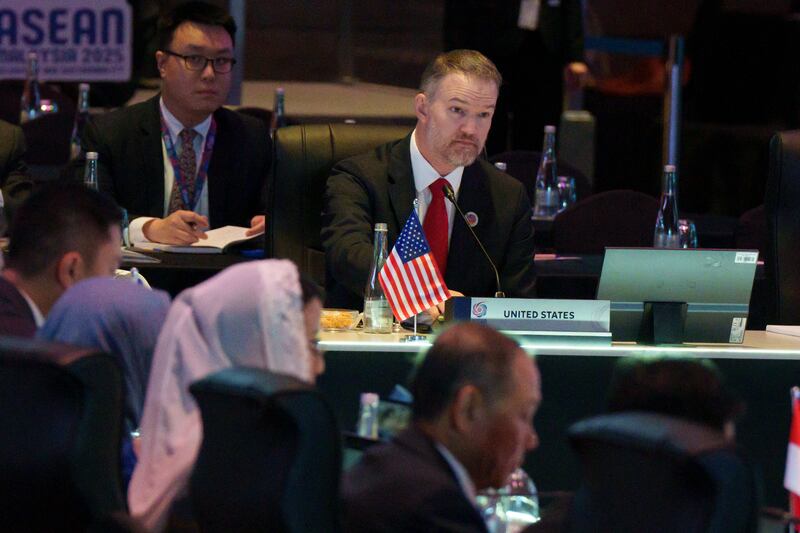 U.S. Trade Representative Jamieson Greer attends the ASEAN Economic Ministers' Meeting and related meetings in Kuala Lumpur, Malaysia, Wednesday, Sept. 24, 2025. (AP Photo)