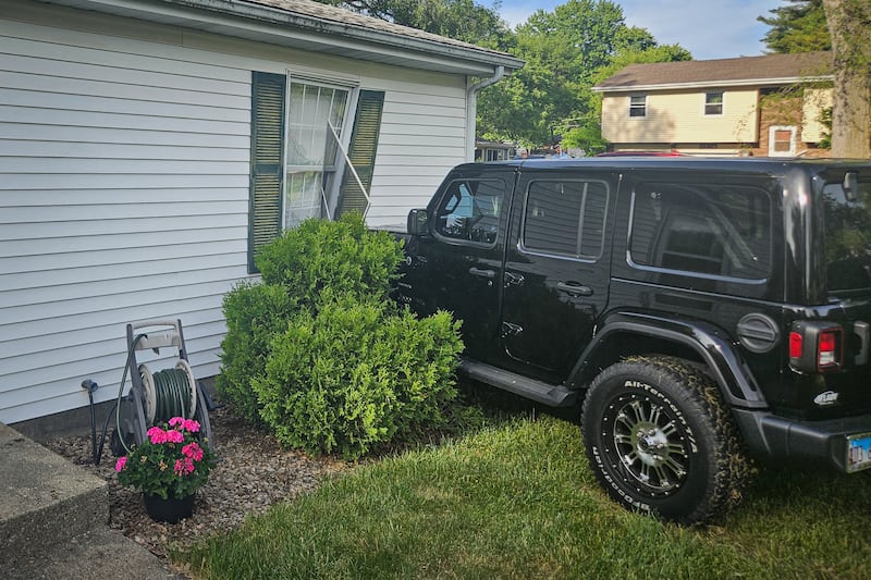Only minor injuries were reported after a car crashed into a home on June 1, 2026, at the 2500 block of Oakdale Terrace near Cary.