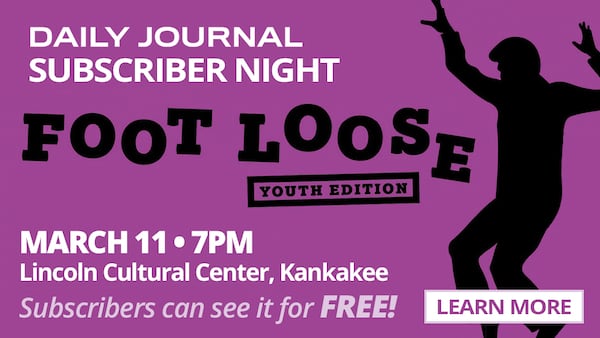 Daily Journal Subscribers: You can see the musical Footloose for FREE!