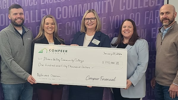 Compeer Financial contributes $150,000 to name IVCC agriculture center classroom