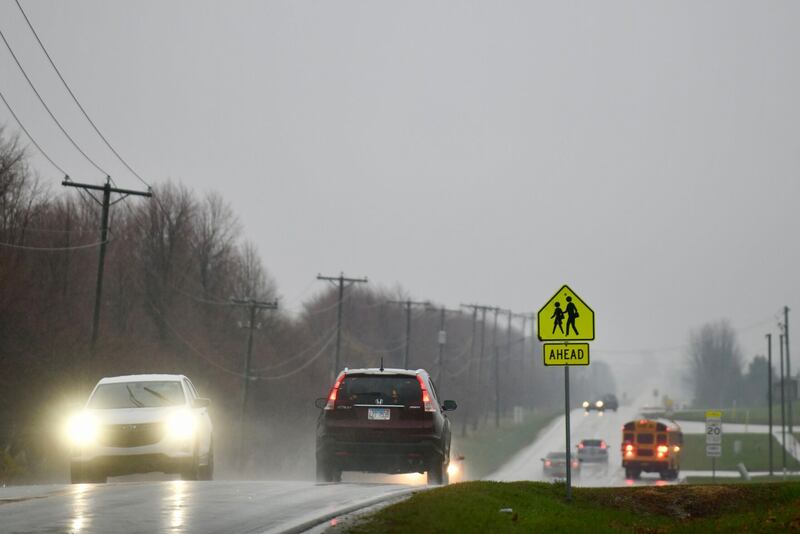 Traffic travels along Career Center Road in Bourbonnais near Burns Road. Career Center Road will be widened, and the cost for the project is $8.4 million with $4 million coming from federal funds. The village’s portion would be $4.4 million.
