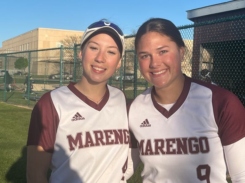 Jozsa Christiansen (left) and Giana Iovinelli, Marengo