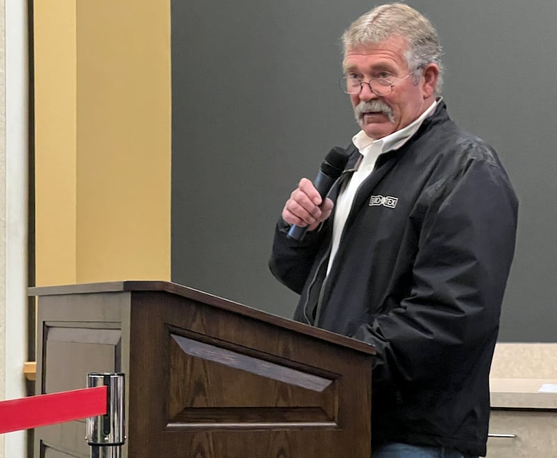 DeKalb County resident Bradley James, on May 21, 2025, said he worries around 2,000 acres of land near his home could be covered in solar panels after receiving a communication from Dallas-based company, Leeward Renewable Energy.