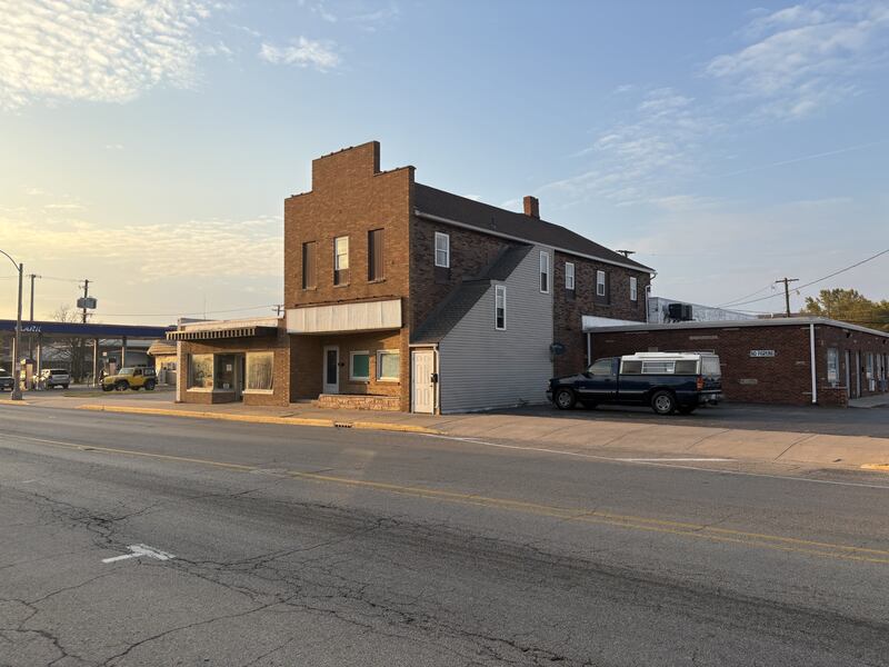 Forrest Smith’s building at 620 E. Main St. in Streator is set to receive a $15,000 facade grant for exterior renovations, including new doors, an ADA-accessible ramp, a black metal awning, and a redesigned upper facade to reflect the building’s historic character.