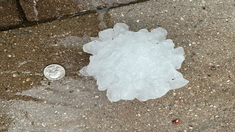NWS: Supercell that hit Kankakee may have produced record-sized 6-inch hailstone