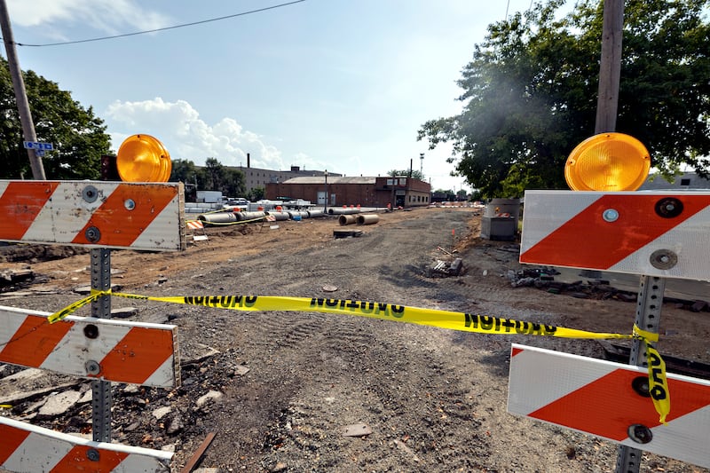 Work on Second Street in Sterling continues Monday, August 18, 2025. Despite some utility delays, construction could be complete by Thanksgiving.