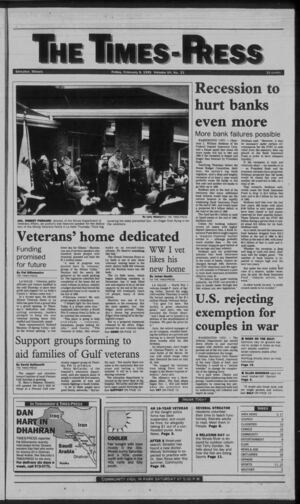 Veterans’ home dedicated and more historical covers for February 8