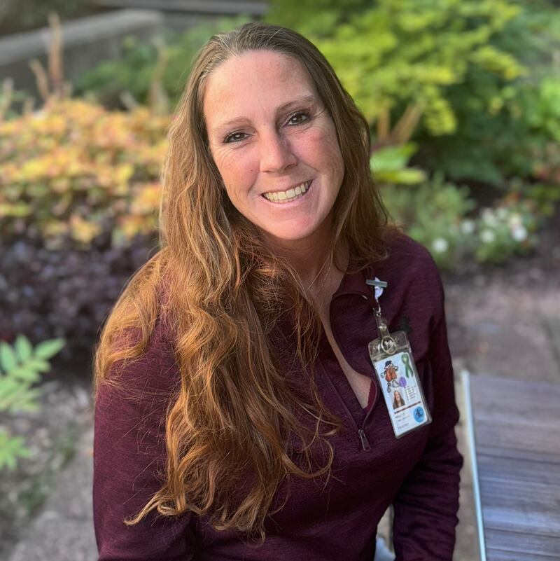 Molly Doughty, the October 2025 Fire Starter of the Month at Morris Hospital.