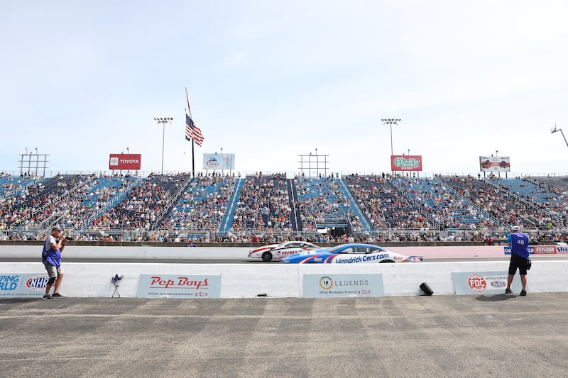 Race fans pack the stands for NHRA’s Gerber Collision and Glass Route 66 Nationals at Route 66 Raceway on Sunday, May 19, 2024 in Joliet.