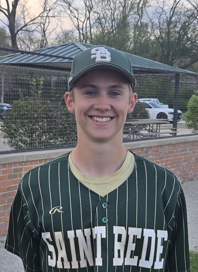 St. Bede sophomore Geno Dinges