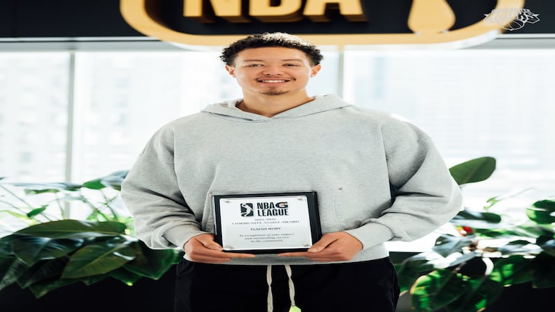 Dixon native Isaiah Roby earns NBA G League Community Assist Award