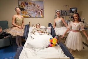 Fox Valley Ballet’s ‘Nutcracker’ characters bring cheer to children at hospital