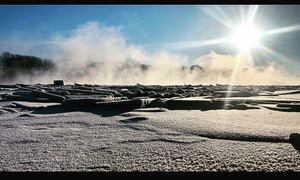 Officials monitor conditions as thick ice in Illinois, Kankakee rivers begins melting
